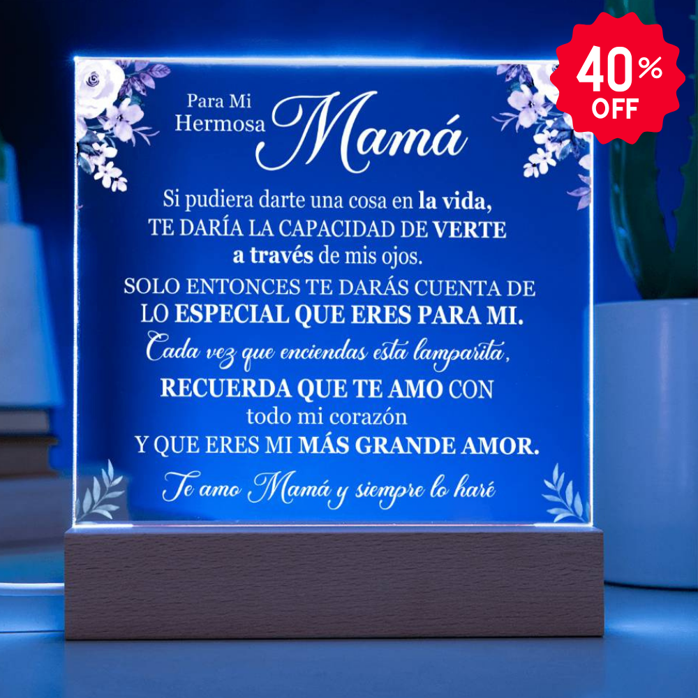 Lampara de Amor para Mamá - Mi Amor Mas Grande