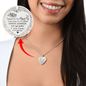 Collar de corazón para Hija - Tenerte es un regalo CC002