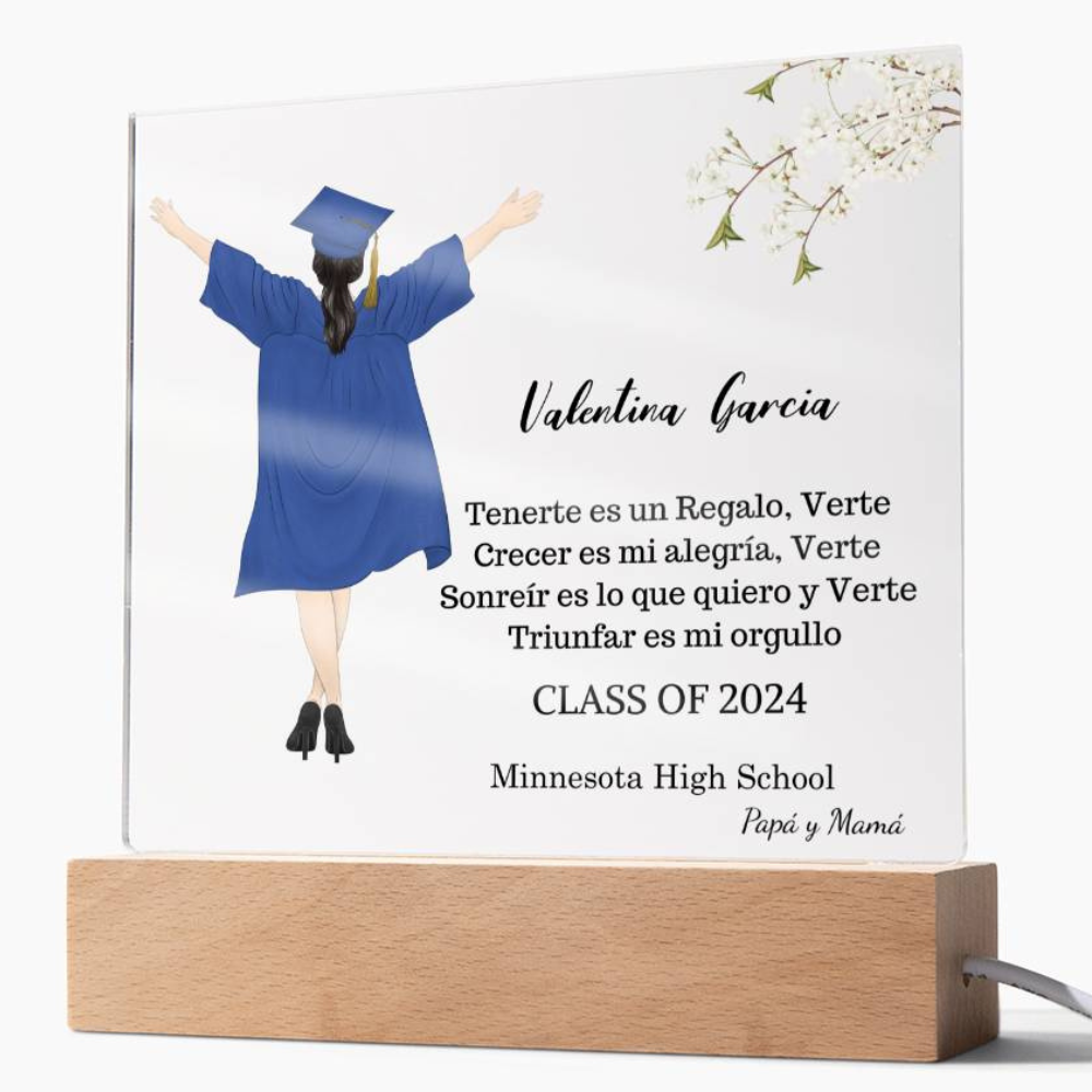 Placa Acrílica Personalizada para Graduación: Un Recuerdo para toda la vida ❤️🎓