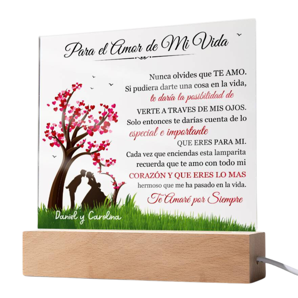 Lampara de Amor - Nunca Olvides Que Te Amo - Para el Amor de mi Vida