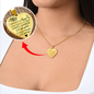 Collar de corazón para Hija - Personalizado - Tenerte es un regalo CC001
