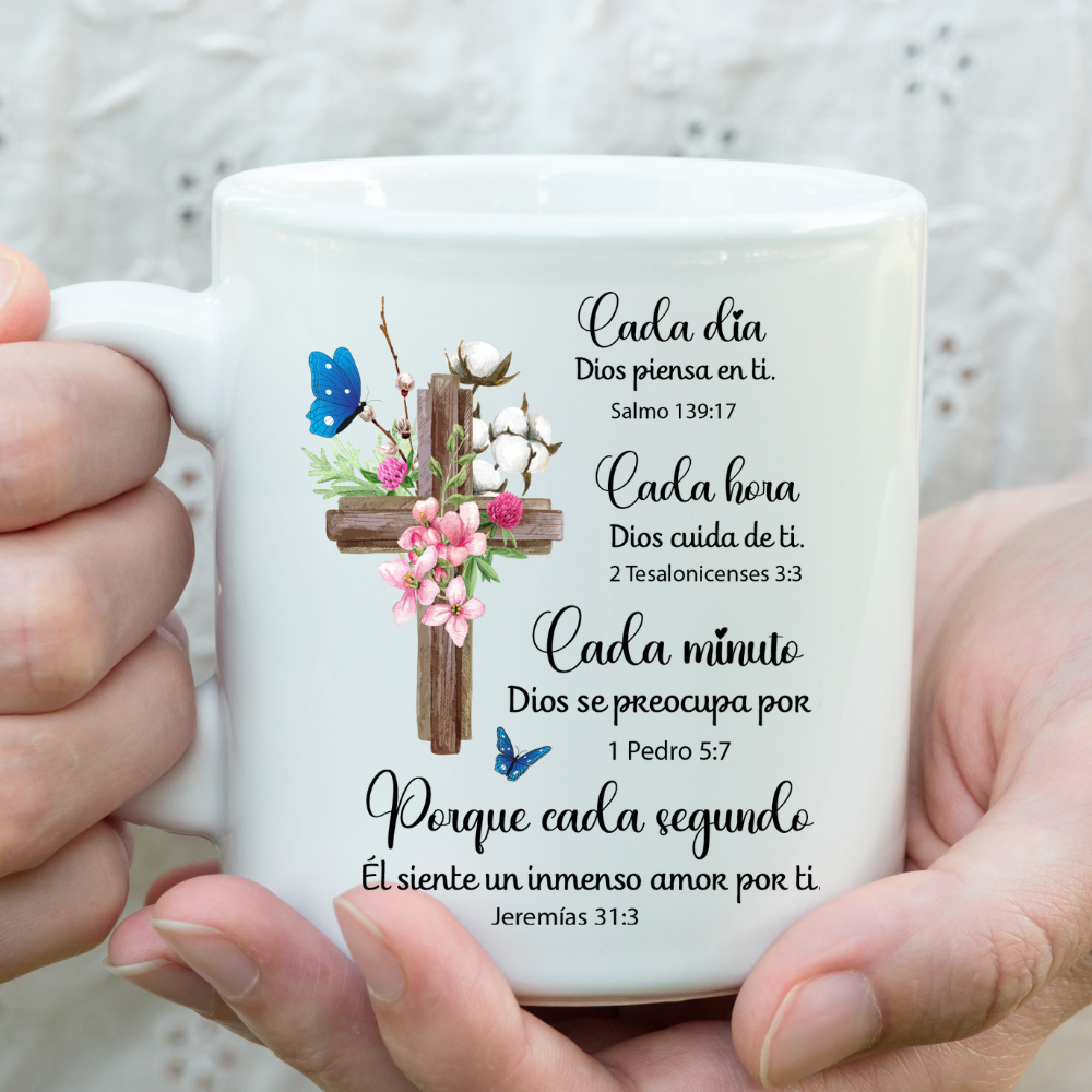 TAZA DIOS TE AMA - 11oz