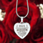 Collar de corazón para Hija - Personalizado - Tenerte es un regalo