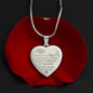 Collar de corazón para Hija - Personalizado - Tenerte es un regalo CC001
