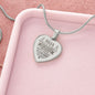 Collar de corazón para Hija - Personalizado - Tenerte es un regalo