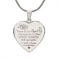Collar de corazón para Hija - Personalizado - Tenerte es un regalo CC001