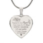 Collar de corazón para Hija - Tenerte es un regalo CC002