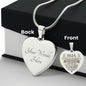 Collar de corazón para Hija - Personalizado - Tenerte es un regalo