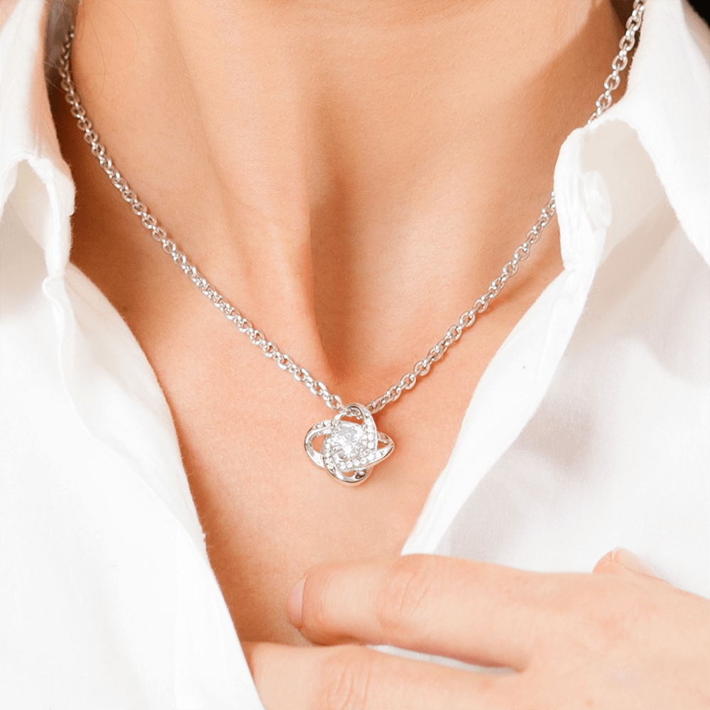 Regalo Para Mamá "Gracias Por Tus Sabios Consejos" Collar De Amor Infinito