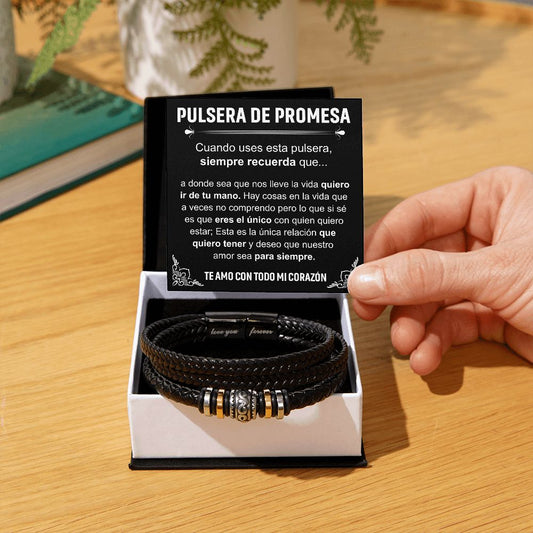 Pulsera de Promesa - Para Esposo/Novio/Prometido/Pareja - PP001