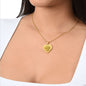 Collar de corazón para Hija - Personalizado - Tenerte es un regalo