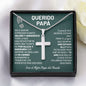 Querido Papá - Collar de Cruz - QP001