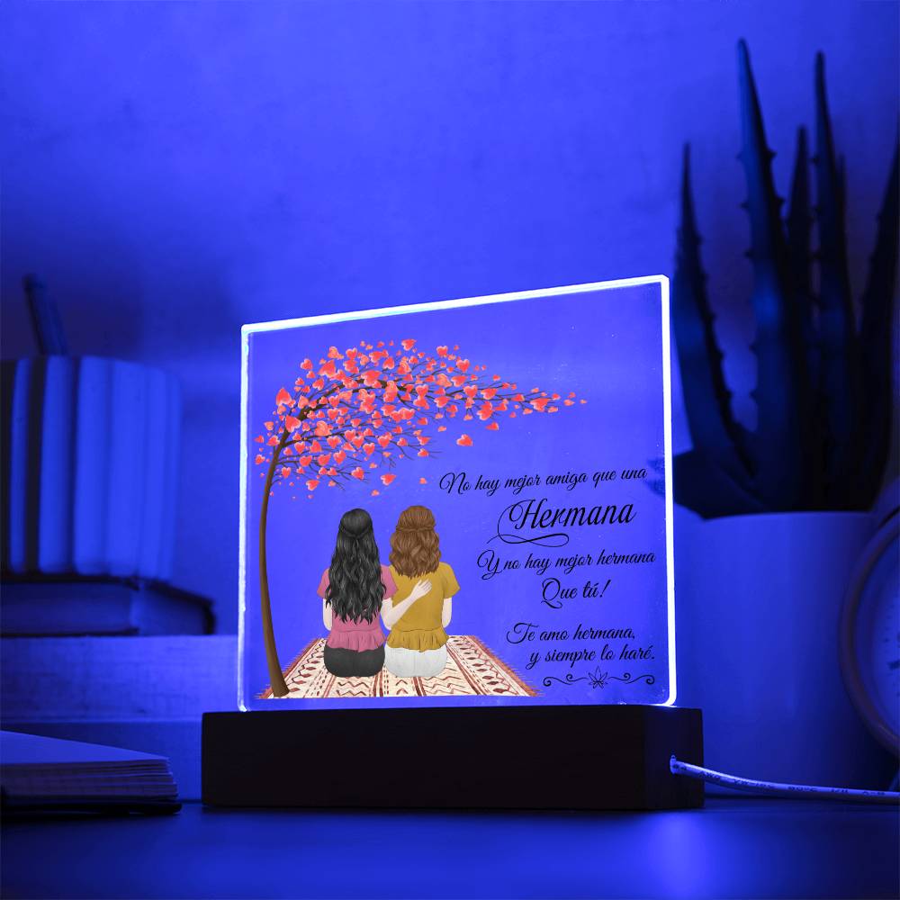 Lampara para Hermana - Eres la Mejor - Regalo PERSONALIZADO para Hermana