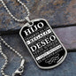 Hijo - Eres Mi Mejor Regalo - Collar de placa (Estilo Militar)