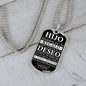 Hijo - Eres Mi Mejor Regalo - Collar de placa (Estilo Militar)
