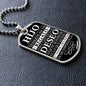 Hijo - Eres Mi Mejor Regalo - Collar de placa (Estilo Militar)