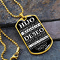 Hijo - Eres Mi Mejor Regalo - Collar de placa (Estilo Militar)