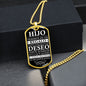 Hijo - Eres Mi Mejor Regalo - Collar de placa (Estilo Militar)