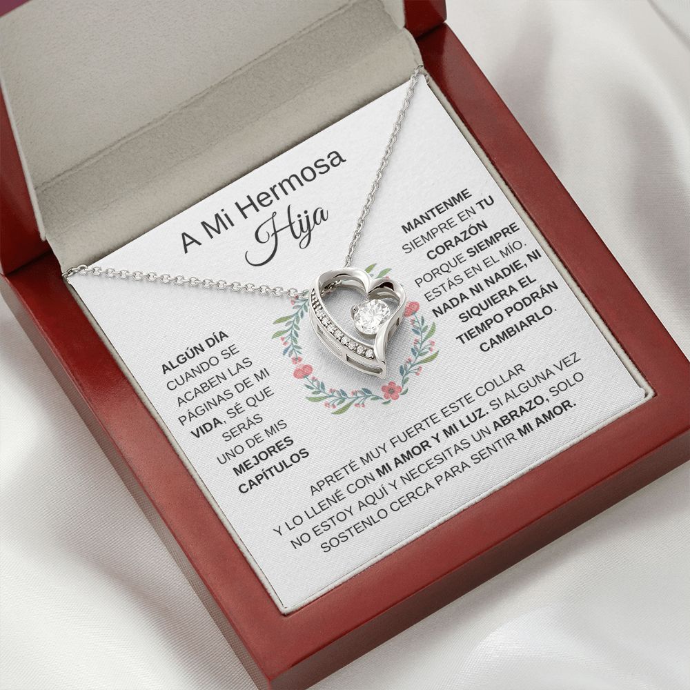 A Mi Hermosa Hija - Collar De Amor Eterno