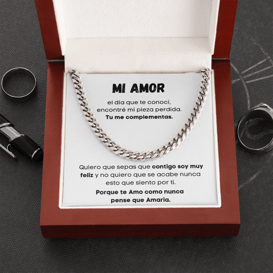 Mi Amor | Cuban Link Chain Necklace