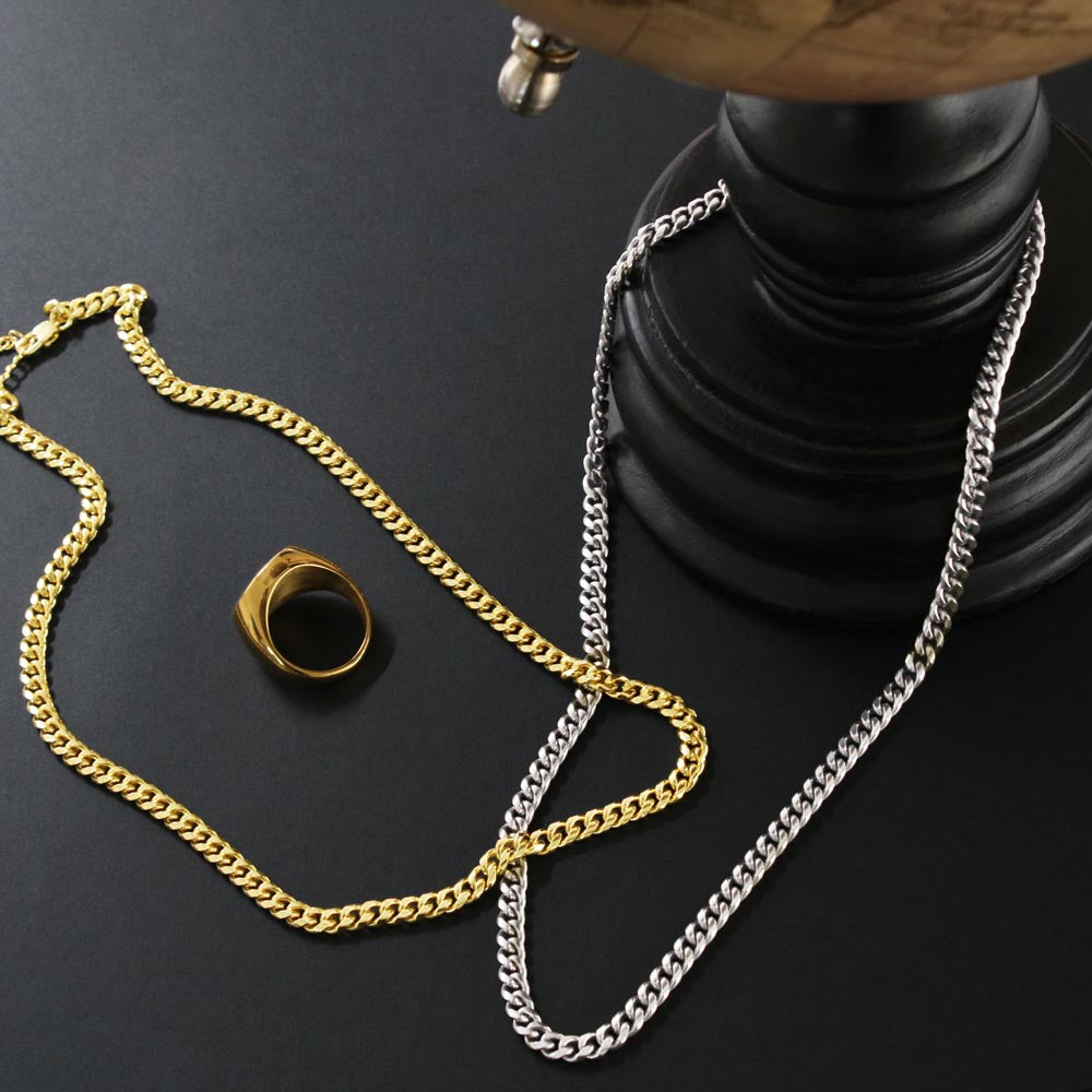 Para El Hombre De Mi Vida | Cuban Link Chain Necklace