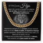 A Mi Querido Hijo - Cuban Link Chain Necklace