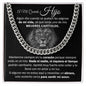 A Mi Querido Hijo - Cuban Link Chain Necklace