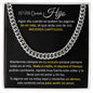 A Mi Querido Hijo - Cuban Link Chain Necklace