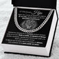 A Mi Querido Hijo - Cuban Link Chain Necklace