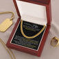 A Mi Querido Hijo - Cuban Link Chain Necklace