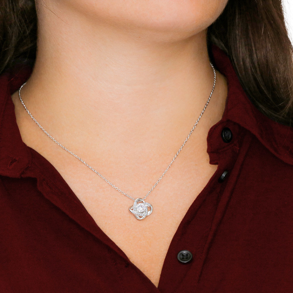 Para Mi Hermosa Mamá - Collar de Enlace de Amor Eterno - Te Amo