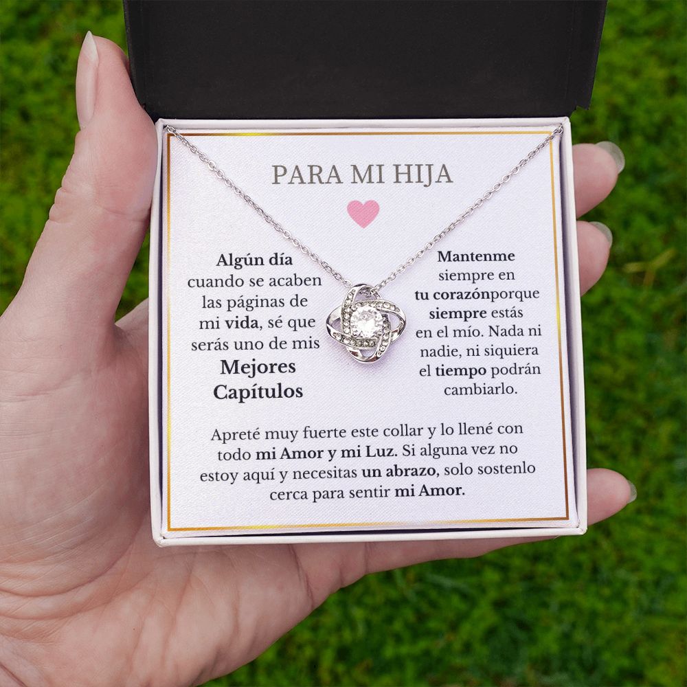 Para Mi Hija - Love Knot Necklace