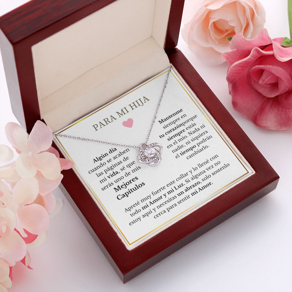 Para Mi Hija - Love Knot Necklace