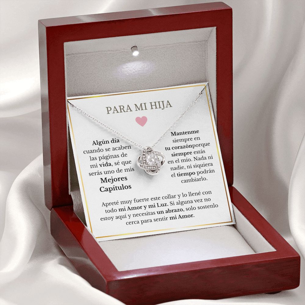 Para Mi Hija - Love Knot Necklace