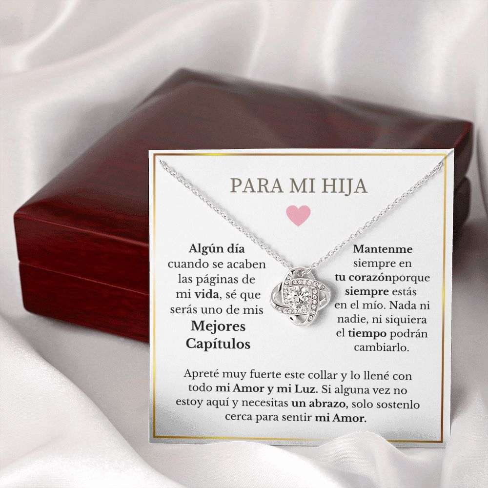 Para Mi Hija - Love Knot Necklace