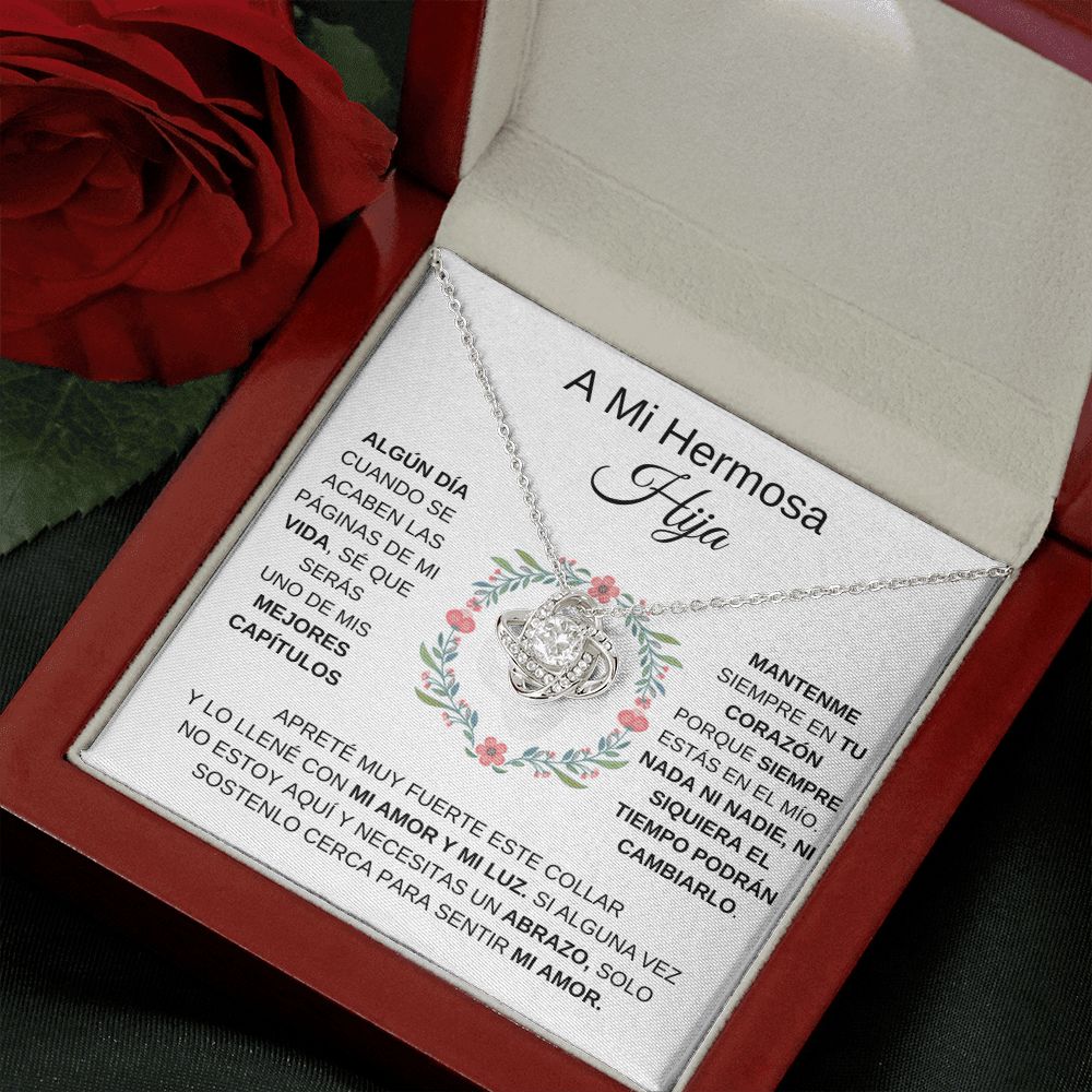 A Mi Hermosa Hija - Love Knot Necklace