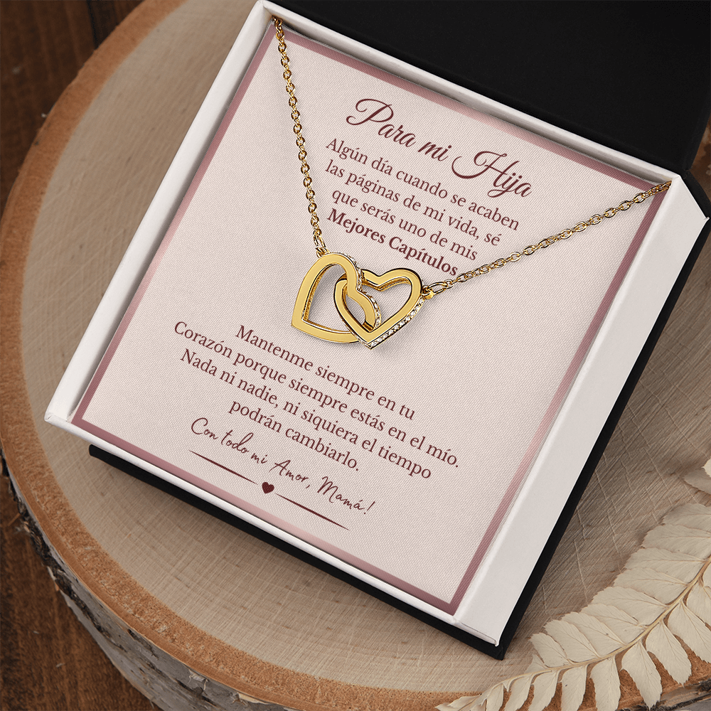 Para Mi Hija | Interlocking Heart Necklace