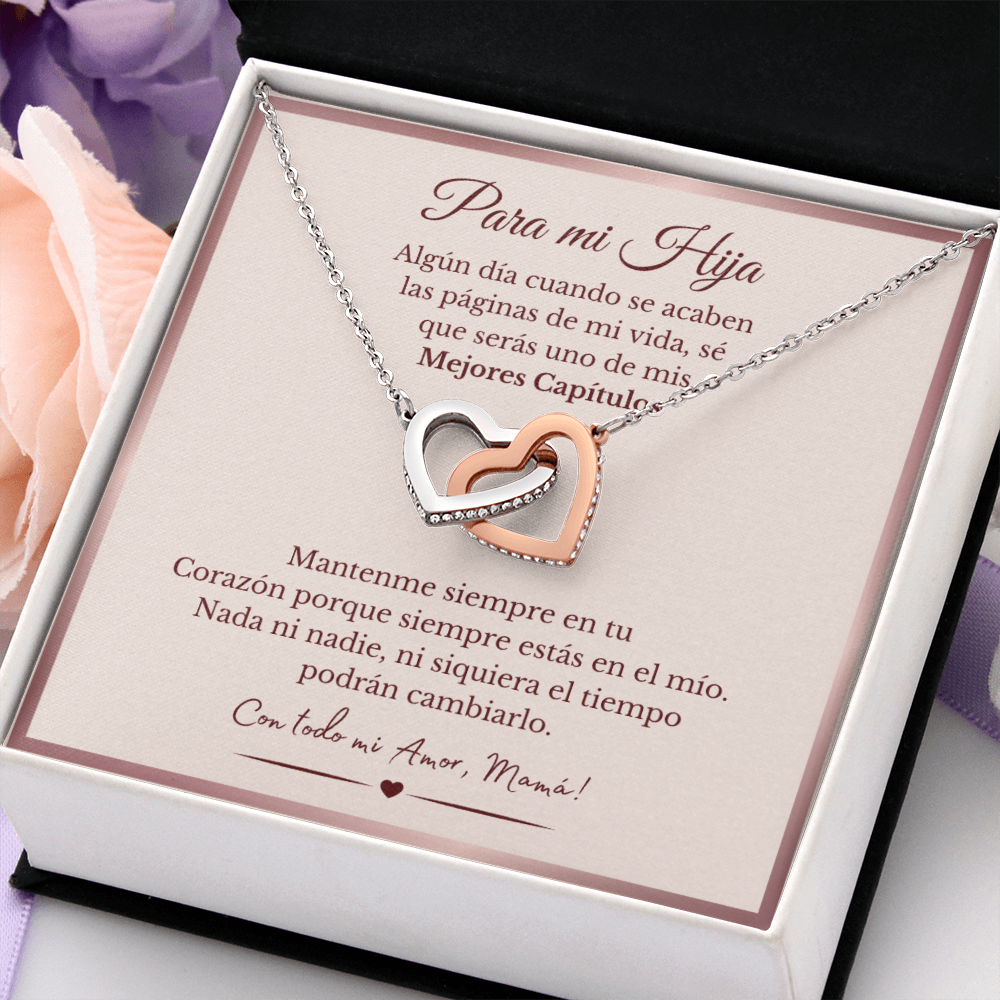Para Mi Hija | Interlocking Heart Necklace