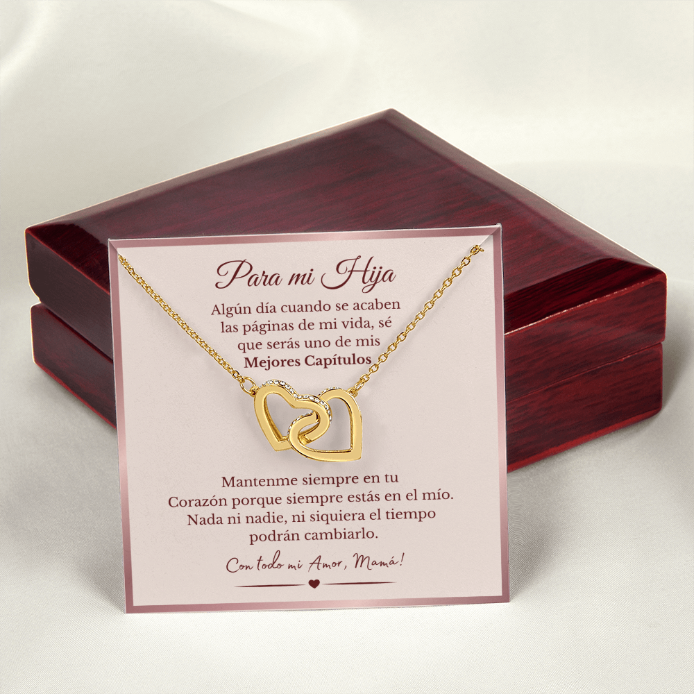 Para Mi Hija | Interlocking Heart Necklace