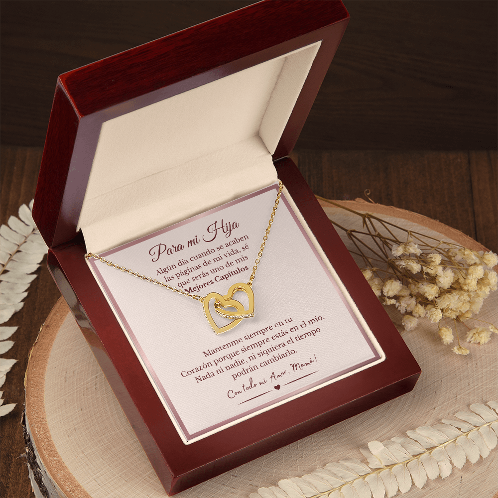 Para Mi Hija | Interlocking Heart Necklace