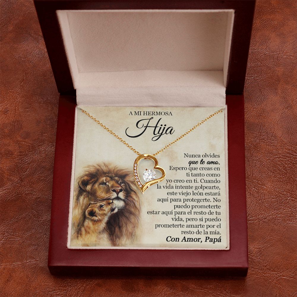 A Mi Hermosa Hija - Collar De Amor Eterno