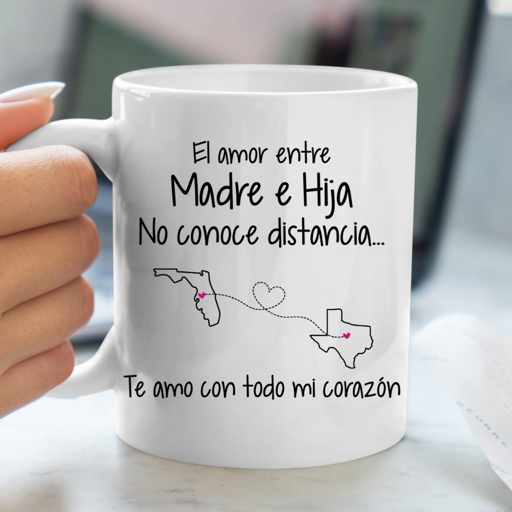 Regalo para Hija - Taza de Recuerdo de Amor