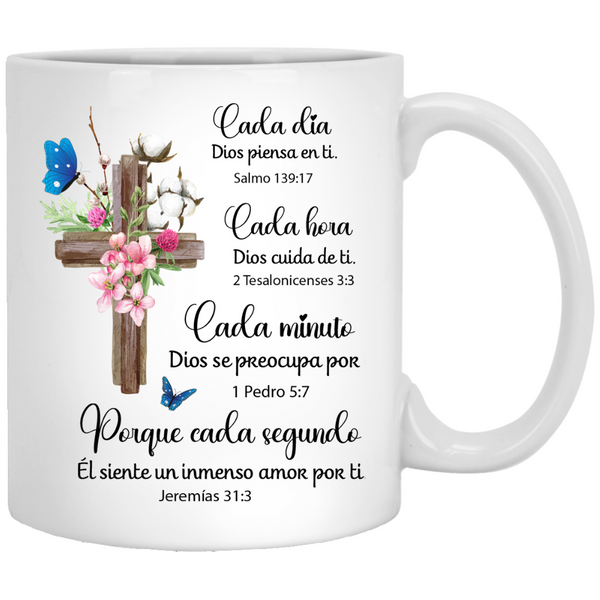 TAZA DIOS TE AMA - 11oz – regalosdiamor