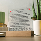 Lampara para Amiga - Gracias por tu Cariño - Regalo PERSONALIZADO para Amiga