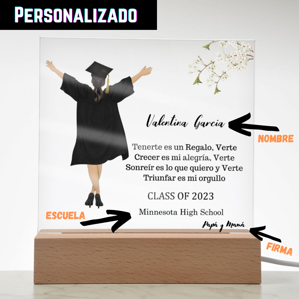 Placa Acrílica Personalizada para Graduación: Un Recuerdo para toda la vida