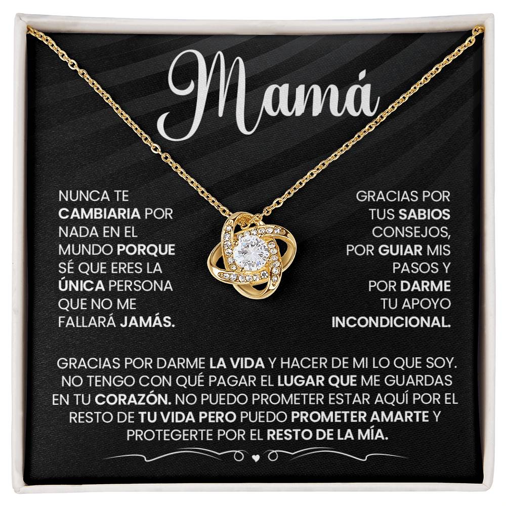 Regalo Para Mamá "Gracias Por Hacer De Mi Lo Que Soy" Collar De Amor Infinito