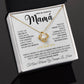 Regalo Para Mamá "Gracias Por Tus Sabios Consejos" Collar De Amor Infinito