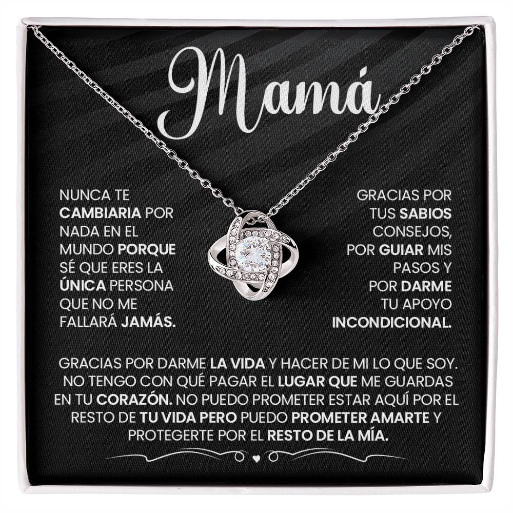 Regalo Para Mamá "Gracias Por Hacer De Mi Lo Que Soy" Collar De Amor Infinito