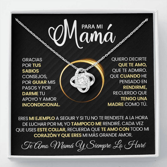 Regalo Para Mamá  "Te Amo Con Todo Mi Corazón" - Collar De Amor Infinito