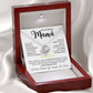 Regalo Para Mamá "Gracias Por Tus Sabios Consejos" Collar De Amor Infinito